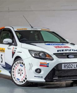 Ford RS Racing Car Paint By Numbers