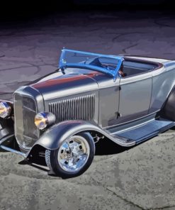 Grey 1932 Ford Car Paint By Numbers