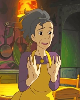 Homily Clock Secret World Of Arrietty Paint By Numbers