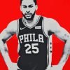 Illustration Ben Simmons Paint By Numbers