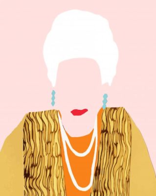 Illustration Madame D The Grand Budapest Hotel Paint By Numbers