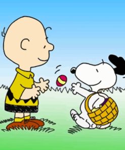 It's The Easter Beagle Charlie Brown Paint By Numbers
