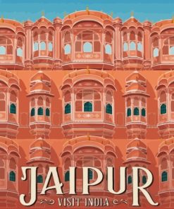 Jaipur Poster India Paint By Numbers