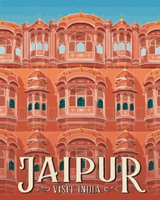 Jaipur Poster India Paint By Numbers