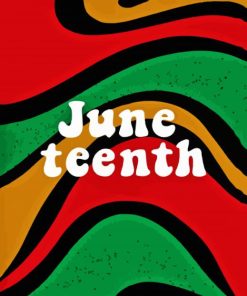 Juneteenth Freedom Poster Paint By Numbers
