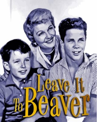 Leave It To Beaver Illustration Paint By Numbers