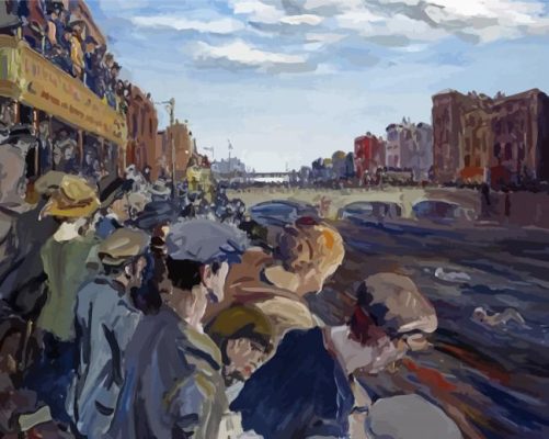 Liffey Swim Jack B Yeats Paint By Numbers