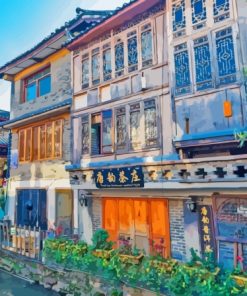 Lijiang Buildings Paint By Numbers