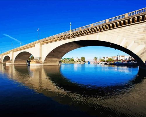 London Bridge In The Lake Paint By Numbers