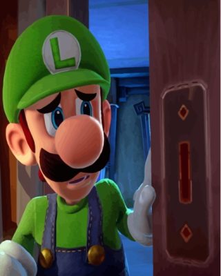 Luigi's Mansion Character Paint By Numbers