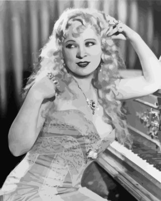 Mae West Actress Paint By Numbers