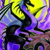 Maleficent Dragon Animation Art Paint By Numbers