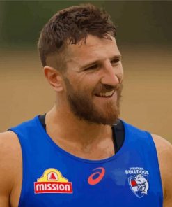 Marcus Bontempelli Western Bulldogs Player Paint By Numbers