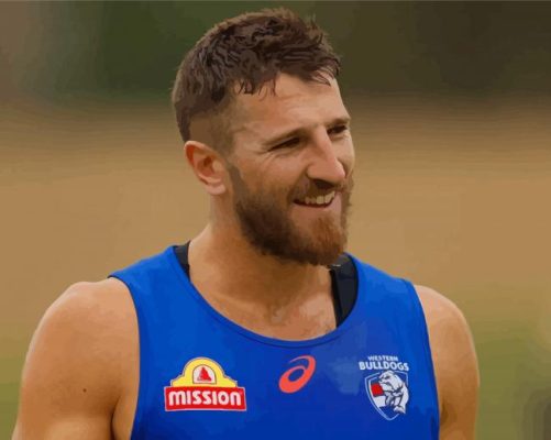 Marcus Bontempelli Western Bulldogs Player Paint By Numbers