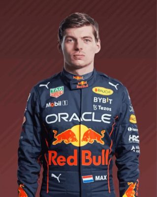 Max Verstappen Paint By Numbers