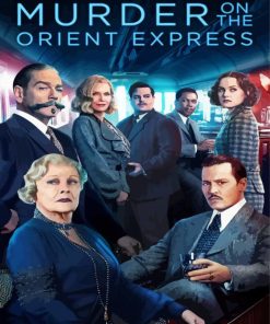 Murder On The Orient Express Movie Poster Paint By Numbers