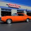 Orange 1970 Super Bee Paint By Numbers