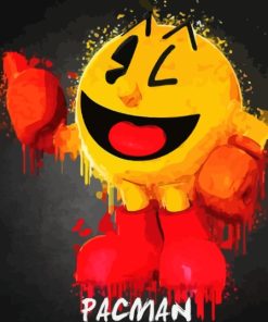 Pac Man Paint By Numbers