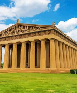 Parthenon Nashville Art Museum Paint By Numbers