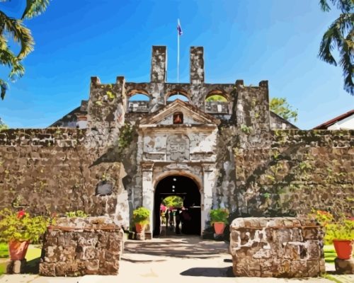 Philippines Cebu Fort San Pedro Paint By Numbers