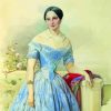 Portrait Of A Lady In Blue Dress Vladimir Paint By Numbers