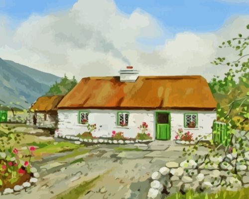 Quiet Man Cottage Paint By Numbers