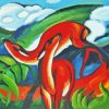 Red Deer By Franz Marc Paint By Numbers