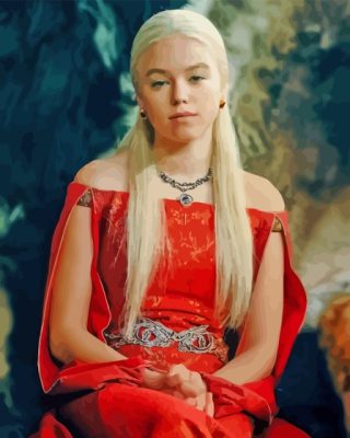 Rhaenyra Game Of Thrones Paint By Numbers