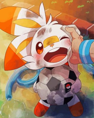 Scorbunny Paint By Numbers