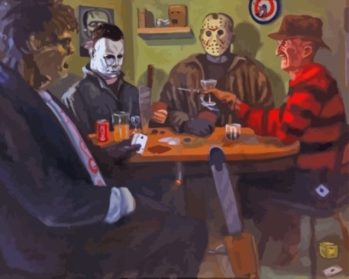 Slasher Poker Paint By Numbers