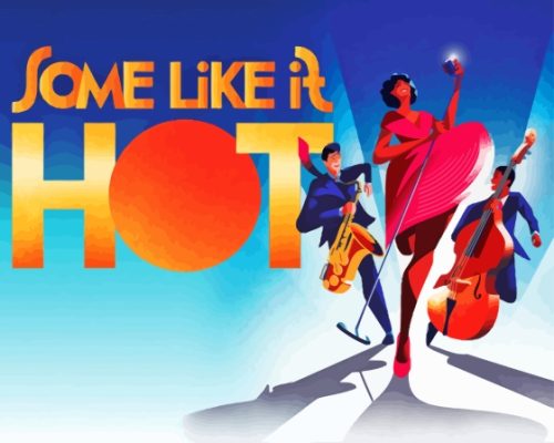 Some Like It Hot Poster Illustration Paint By Numbers