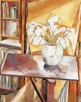 Still Life With Bog Cotton Paul Nash Paint By Numbers