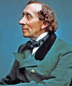 The Author Hans Christian Andersen Paint By Numbers