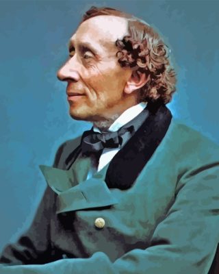 The Author Hans Christian Andersen Paint By Numbers