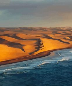 The Desert Beach Namibia Paint By Numbers