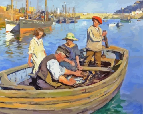 The Fishermen Expedition Stanhope Forbes Paint By Numbers