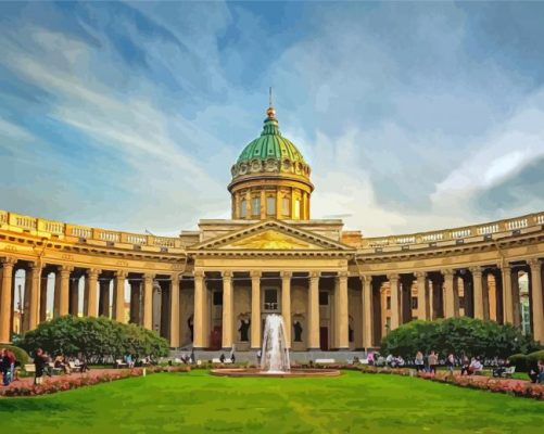 The Kazan Cathedral Paint By Numbers