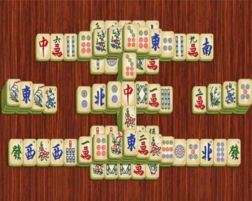 The Mahjong Game Paint By Numbers