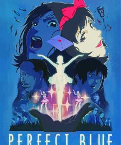 The Perfect Blue Animated Film Paint By Numbers