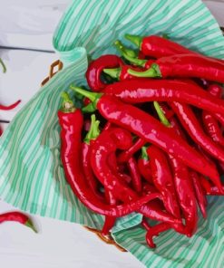 Hot Peppers Paint By Numbers