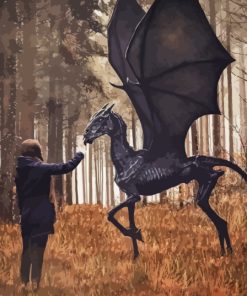 Thestral Winged Horse Paint By Numbers