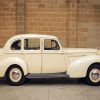 White Vintage Humber Limousine Paint By Numbers