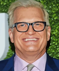Actor Drew Carey Paint By Numbers