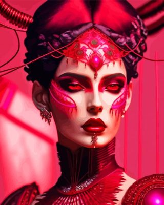 Aesthetic Red Queen Paint By Numbers