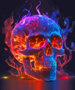 Aesthetic Skull Art Paint By Numbers