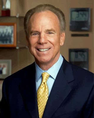 American Footballer Roger Staubach Paint By Numbers