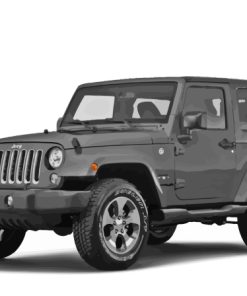 Black 2018 Jeep Wrangler Paint By Numbers