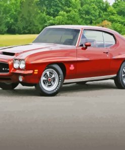 Brown Classic 1971 GTO Judge Car Paint By Numbers