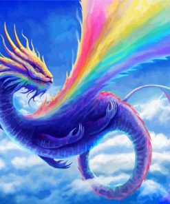 Colorful Dragon Paint By Numbers