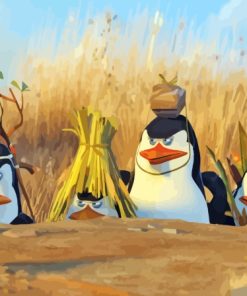 Cool Penguins Of Madagascar Paint By Numbers